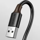 Ugreen USB-A - USB-A 2.0 Kábel - 0.25m - Fekete