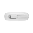 Joyroom JR-L003 Jelly Power Bank 10000mAh 22.5W Beépített Lightning Kábellel - Fehér