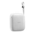 Joyroom JR-L003 Jelly Power Bank 10000mAh 22.5W Beépített Lightning Kábellel - Fehér
