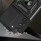 Samsung Galaxy S23+ Plus Tok - Hybrid Armor Camshield - Piros