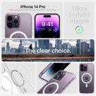 iPhone 14 Pro Tok - Spigen Ultra Hybrid MagFit - Matt Átlátszó