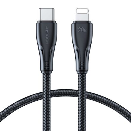 Joyroom USB-C - Lightning Surpass Kábel - 0.25m 20W - Fekete