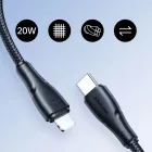 Joyroom USB-C - Lightning Surpass Kábel - 0.25m 20W - Fekete
