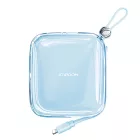 Joyroom JR-L005 Jelly Power Bank 10000mAh 12W Beépített Lightning Kábellel - Kék
