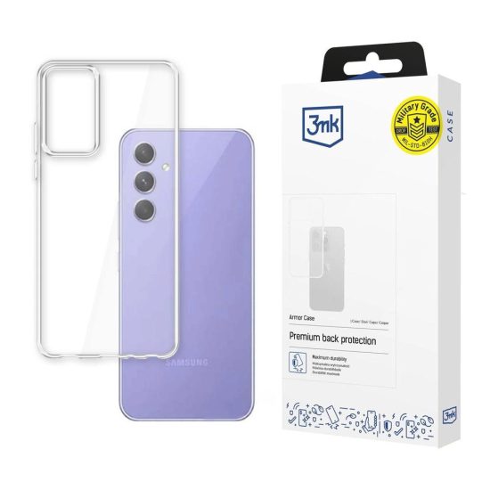 Samsung Galaxy A54 5G Tok - 3mk Armor Case - Átlátszó