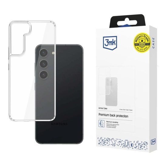 Samsung Galaxy S23 Tok - 3mk Armor Case - Átlátszó