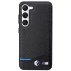 Samsung Galaxy S23+ Plus Tok - BMW Leather Carbon - Fekete