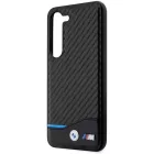 Samsung Galaxy S23+ Plus Tok - BMW Leather Carbon - Fekete