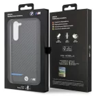 Samsung Galaxy S23+ Plus Tok - BMW Leather Carbon - Fekete