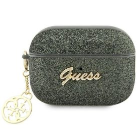 AirPods Pro 2 Tok - Guess 4G Charm Glitter Flake - Zöld AirPods Pro 2 Tok - Guess 4G Charm Glitter Flake - Zöld