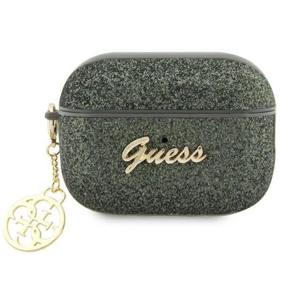 AirPods Pro 2 Tok - Guess 4G Charm Glitter Flake - Zöld
