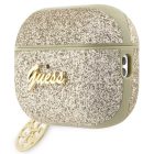 AirPods Pro 2 Tok - Guess 4G Charm Glitter Flake - Arany