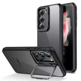   Samsung Galaxy S23+ Plus Tok - ESR Classic Kickstand - Átlátszó-Fekete
