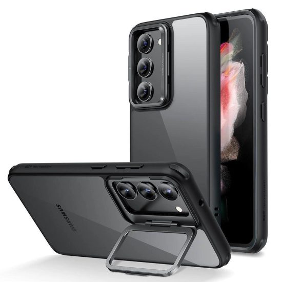 Samsung Galaxy S23+ Plus Tok - ESR Classic Kickstand - Átlátszó-Fekete