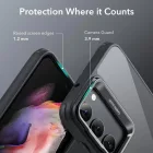 Samsung Galaxy S23+ Plus Tok - ESR Classic Kickstand - Átlátszó-Fekete