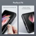 Samsung Galaxy S23+ Plus Tok - ESR Classic Kickstand - Átlátszó-Fekete