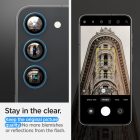 Samsung Galaxy S23 / S23+ Plus Lencsevédő - Spigen Glas.tR EZ Fit Optik Pro - Fekete x 2 db