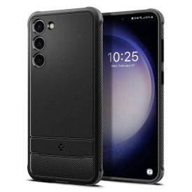 Samsung Galaxy S23+ Plus Tok - Spigen Rugged Armor - Fekete