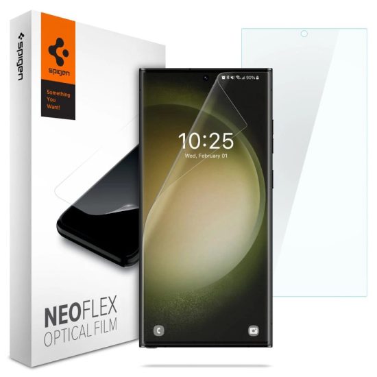 Samsung Galaxy S23 Ultra Kijelzővédő Fólia - Spigen NeoFlex x 2 db
