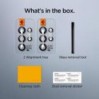 Samsung Galaxy S23 Ultra Lencsevédő - Spigen Glas.tR EZ Fit Optik Pro - Fekete x 2 db