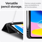 iPad 10.9" (2022) Tok - Spigen Urban Fit - Fekete