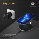 Spigen PF2104G ArcField Vezeték Nélküli QI Töltő 15W - Fekete