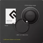Spigen PF2104G ArcField Vezeték Nélküli QI Töltő 15W - Fekete