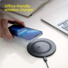 Spigen PF2104G ArcField Vezeték Nélküli QI Töltő 15W - Fekete