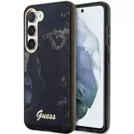 Samsung Galaxy S23+ Plus Tok - Guess Golden Marble - Fekete