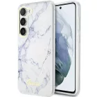 Samsung Galaxy S23+ Plus Tok - Guess Marble - Fehér