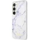 Samsung Galaxy S23+ Plus Tok - Guess Marble - Fehér