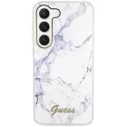 Samsung Galaxy S23+ Plus Tok - Guess Marble - Fehér