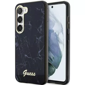 Samsung Galaxy S23+ Plus Tok - Guess Marble - Fekete