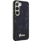 Samsung Galaxy S23+ Plus Tok - Guess Marble - Fekete