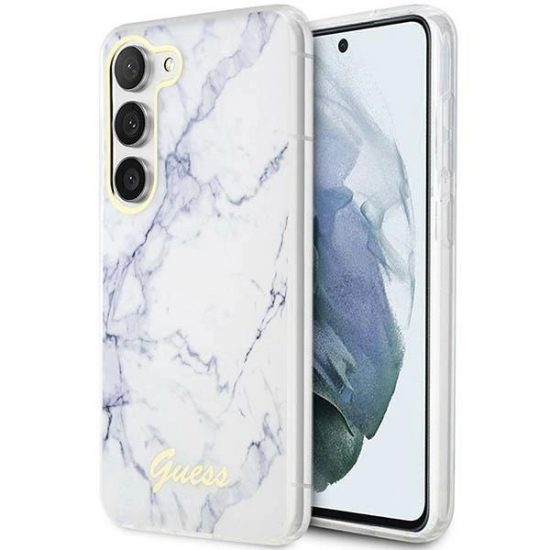 Samsung Galaxy S23 Tok - Guess Marble - Fehér