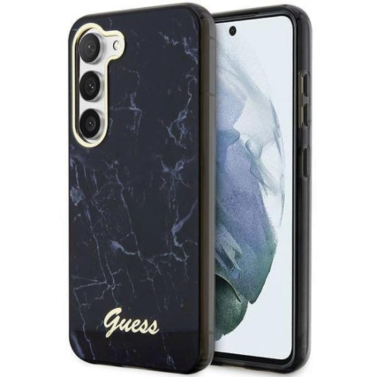 Samsung Galaxy S23 Tok - Guess Marble - Fekete