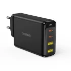 Choetech PD6005 GaN Hálózati Töltő 140W - 2x USB-C + 2x USB-A - Fekete