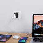 Choetech PD6005 GaN Hálózati Töltő 140W - 2x USB-C + 2x USB-A - Fekete
