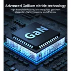 Choetech PD6005 GaN Hálózati Töltő 140W - 2x USB-C + 2x USB-A - Fekete