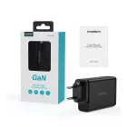 Choetech PD6005 GaN Hálózati Töltő 140W - 2x USB-C + 2x USB-A - Fekete
