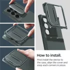 Samsung Galaxy S23 Ultra Tok - Spigen Optik Armor - Zöld