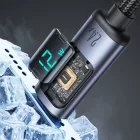 Joyroom USB-A - Lightning Kábel Kijelzővel - 1.2m 2.4A - Fekete