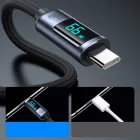 Joyroom USB-A - USB-C Display Kábel - 1.2m 66W - Fekete