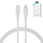 Joyroom USB-C - Lightning LED Kábel - 1.2m 20W - Fehér