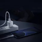 Joyroom USB-A - micro USB LED Kábel - 1.2m 2.4A - Fehér