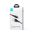 Joyroom USB-A - micro USB LED Kábel - 2m 2.4A - Fekete