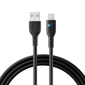 Joyroom USB-A - Lightning Kábel - 2m 2.4A - Fekete Joyroom USB-A - Lightning Kábel - 2m 2.4A - Fekete
