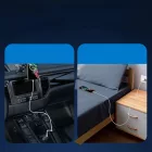 Joyroom USB-A - USB-C LED Kábel - 1.2m 3A - Fehér