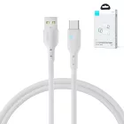 Joyroom USB-A - USB-C LED Kábel - 1.2m 3A - Fehér
