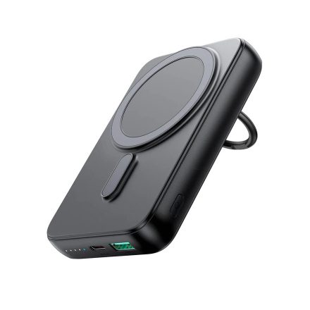 Joyroom JR-W050 Wireless Power Bank 10000mAh 20W - MagSafe + Gyűrűs Tartó - Fekete